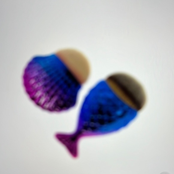 Mystic chubby mermaid & seashell brush set - Picture 3 of 6